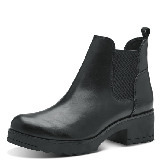 Marco Tozzi Ankle Boot with Zip 25806 BLACK