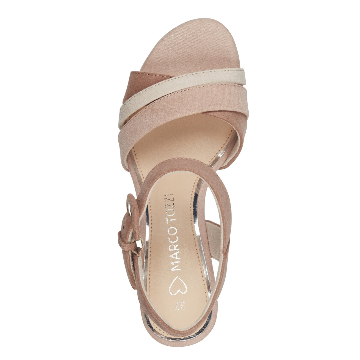 Marco Tozzi 28323 NUDE Block Heel Dress Sandal 28323-478