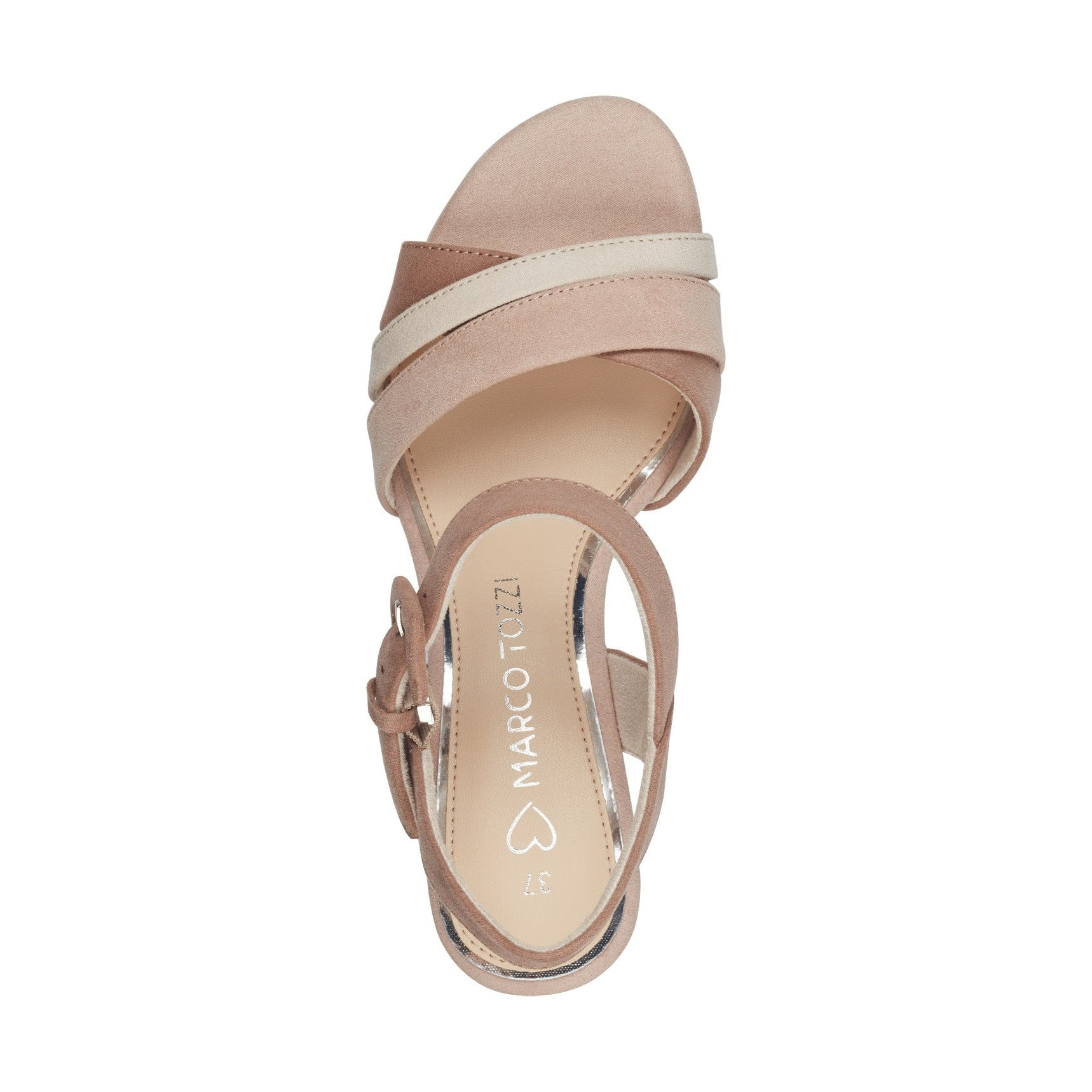 Marco Tozzi 28323 NUDE Block Heel Dress Sandal 28323-478