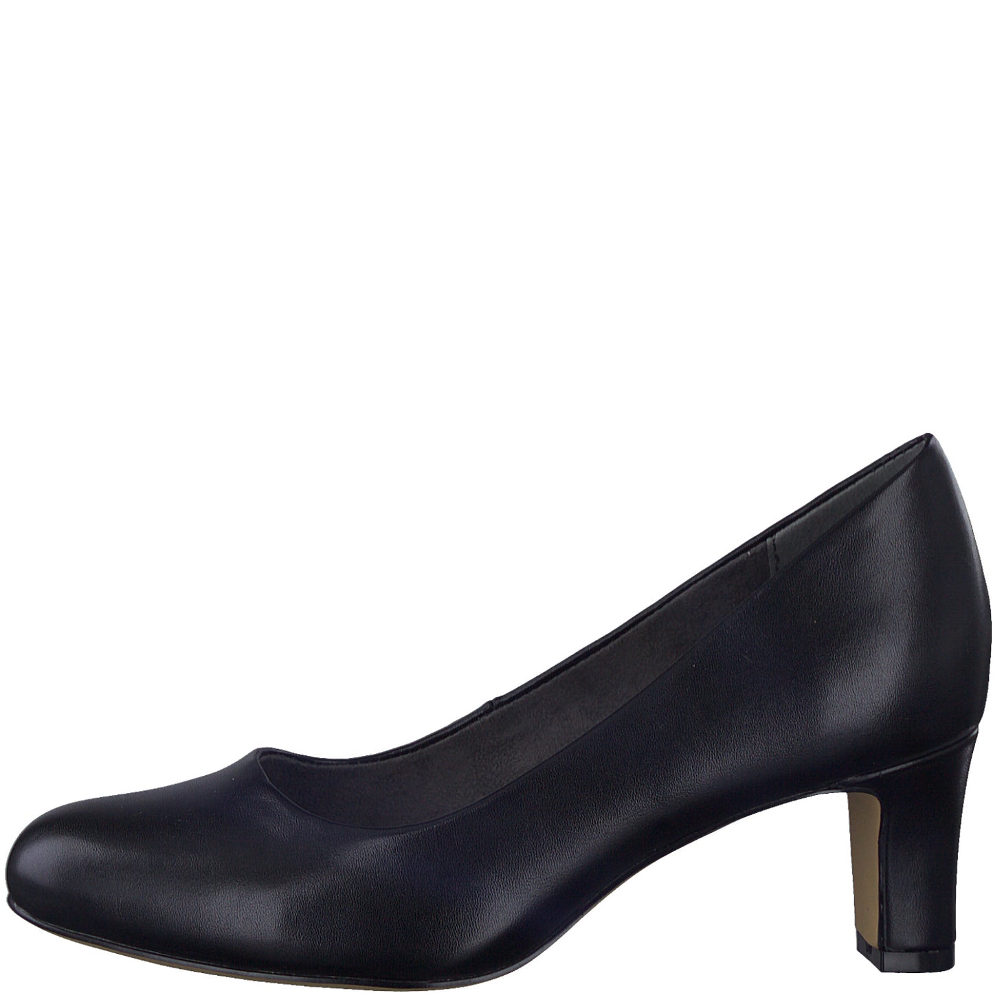 Jana Classic Wide fit Court shoe BLACK 22472-41-001