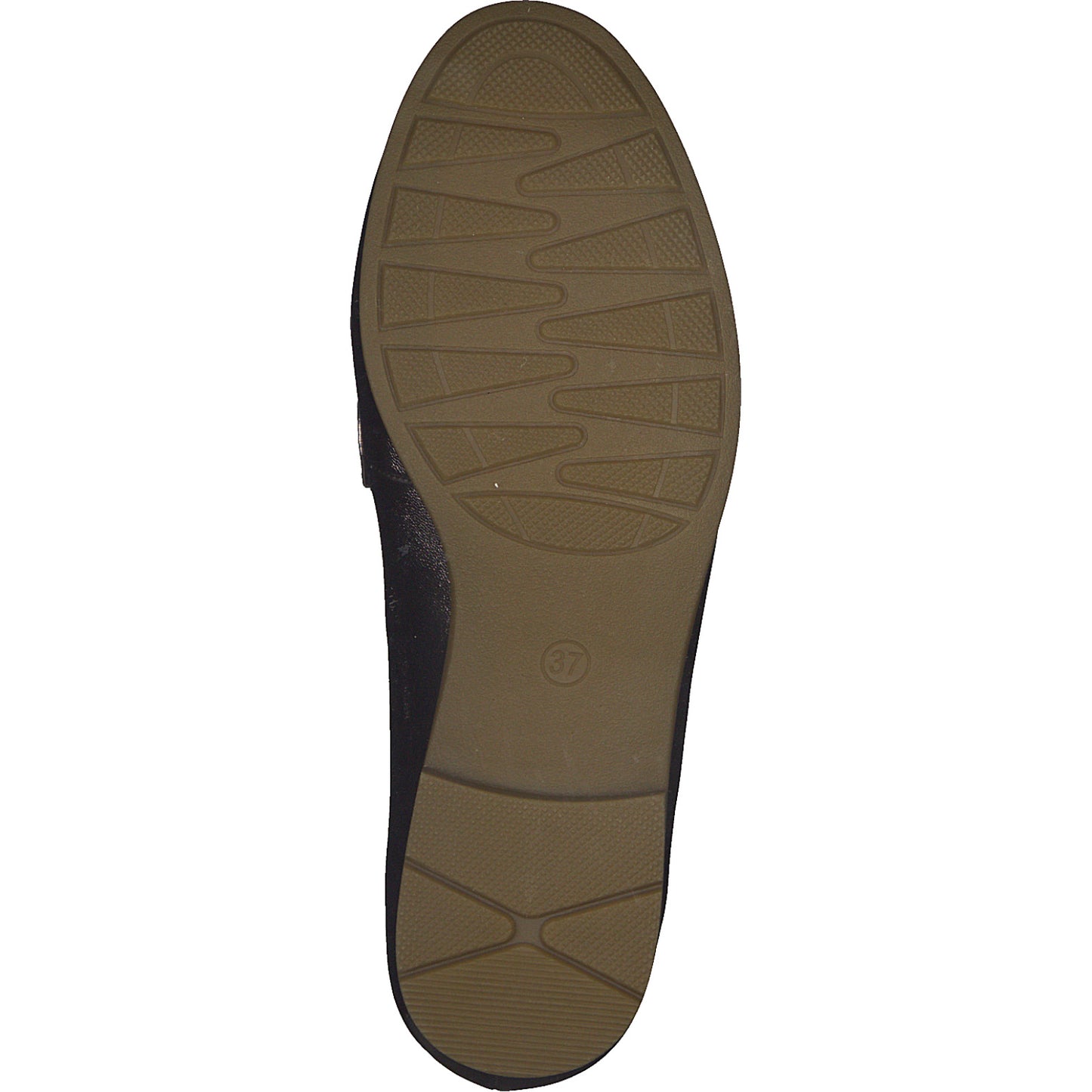 Jana Loafer style shoe in wide fitting PEWTER 24260-018
