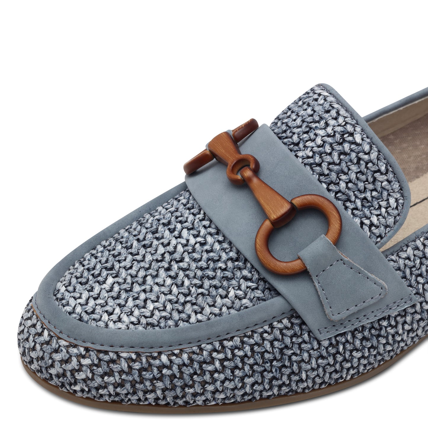 Jana Shoe 24265-44 Wide fitting loafer shoe DENIM