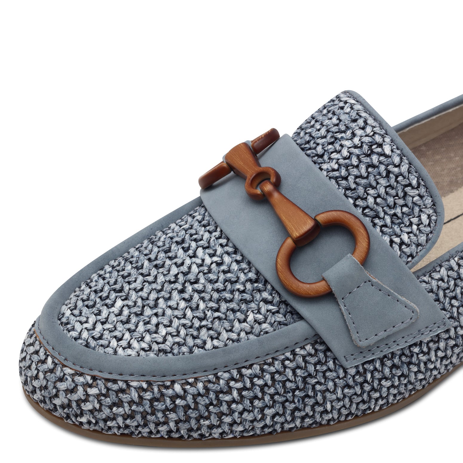 Jana Shoe 24265-44 Wide fitting loafer shoe DENIM