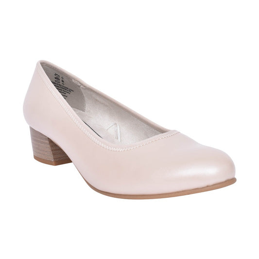 Jana 22360 PEARL Wide Fitting Low Heel Court shoe 22360-001