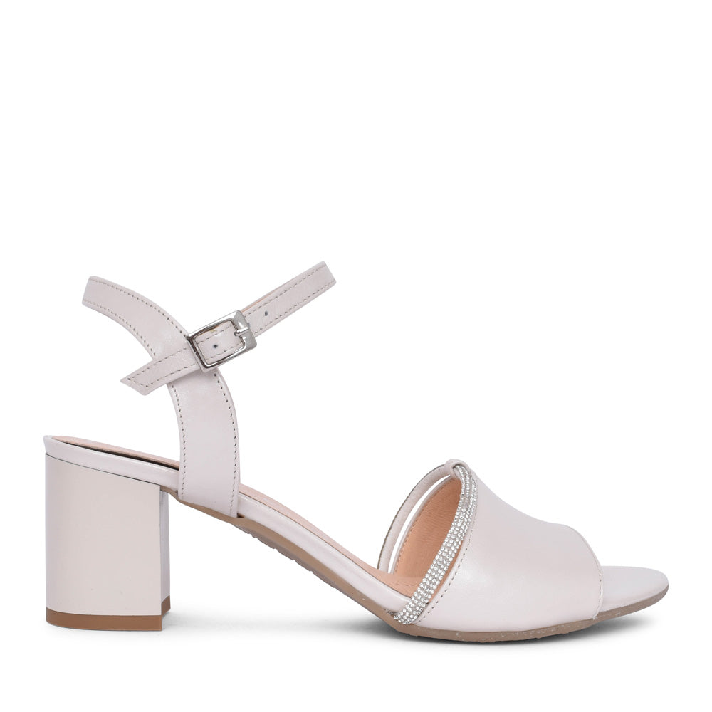 Bioeco 4040 PEARL Wide Fitting Block Heel Dress Sandal 4040-2380-1661