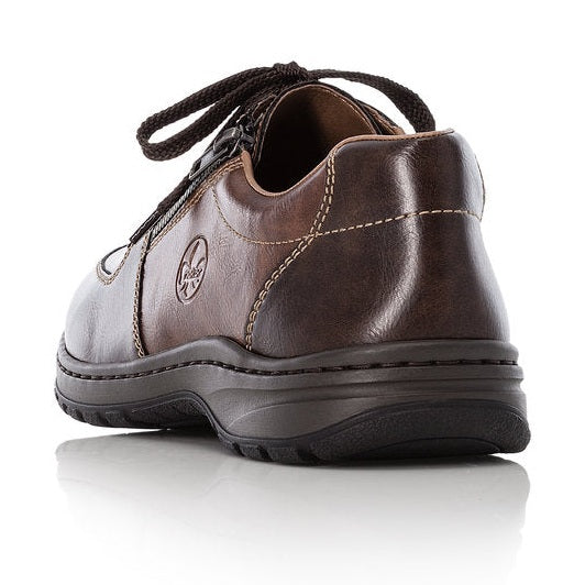 Rieker Extra Wide TOFFEE Lace Up with Zip 03329-25