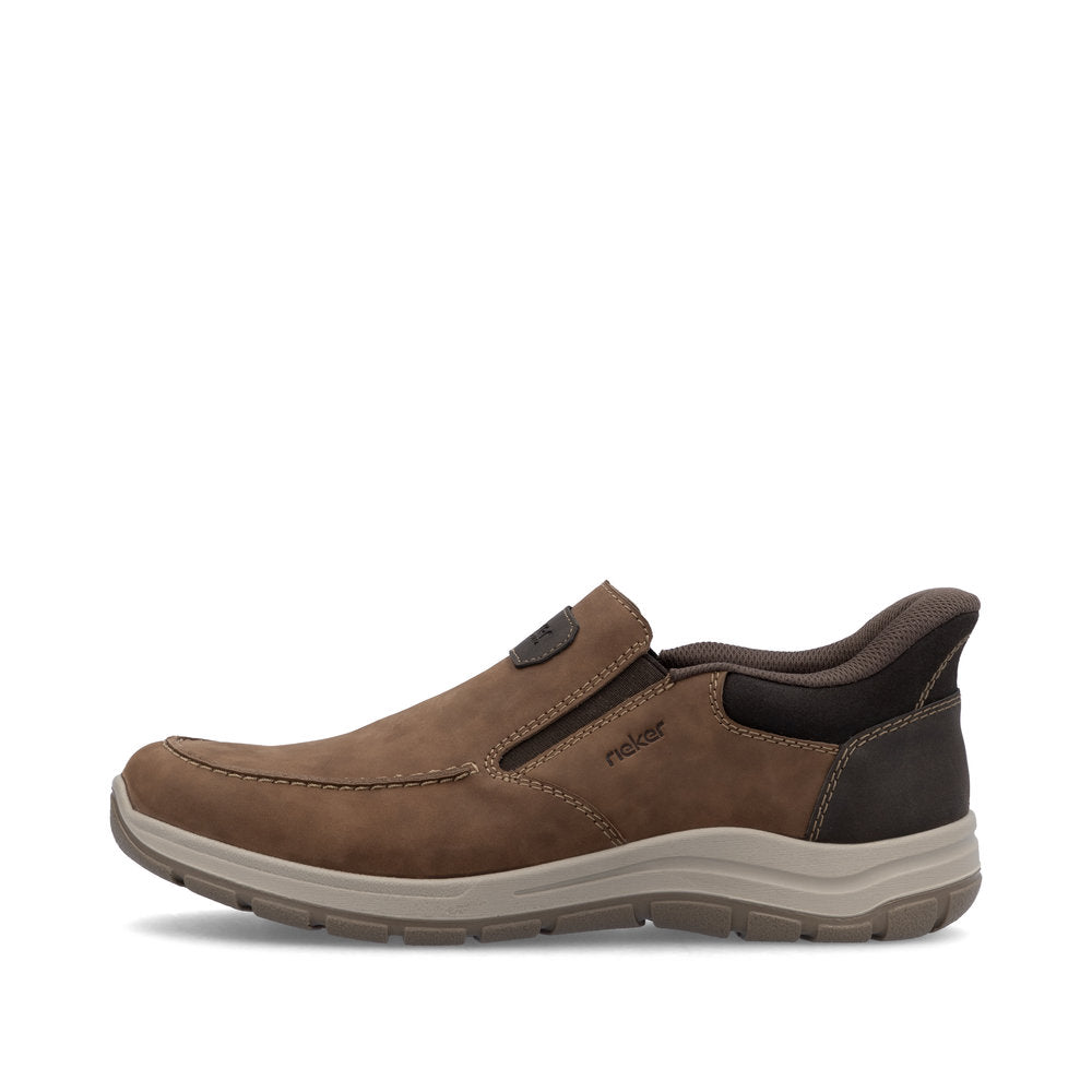 Casual Step-in Extra wide Shoe BROWN 03655-24