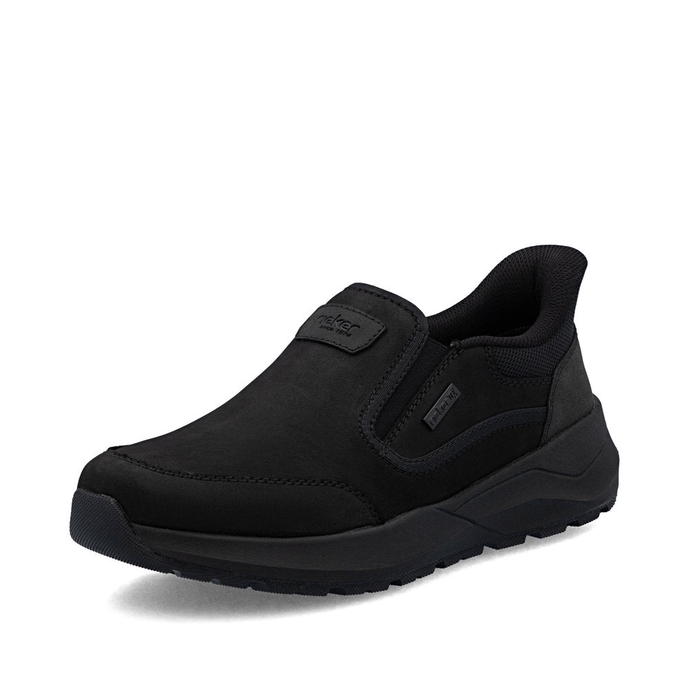 Rieker Men's Casual Shoe Extra Wide Step-in 06052-00 BLACK