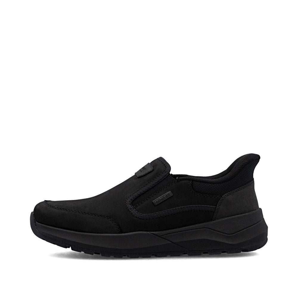 Rieker Men's Casual Shoe Extra Wide Step-in 06052-00 BLACK