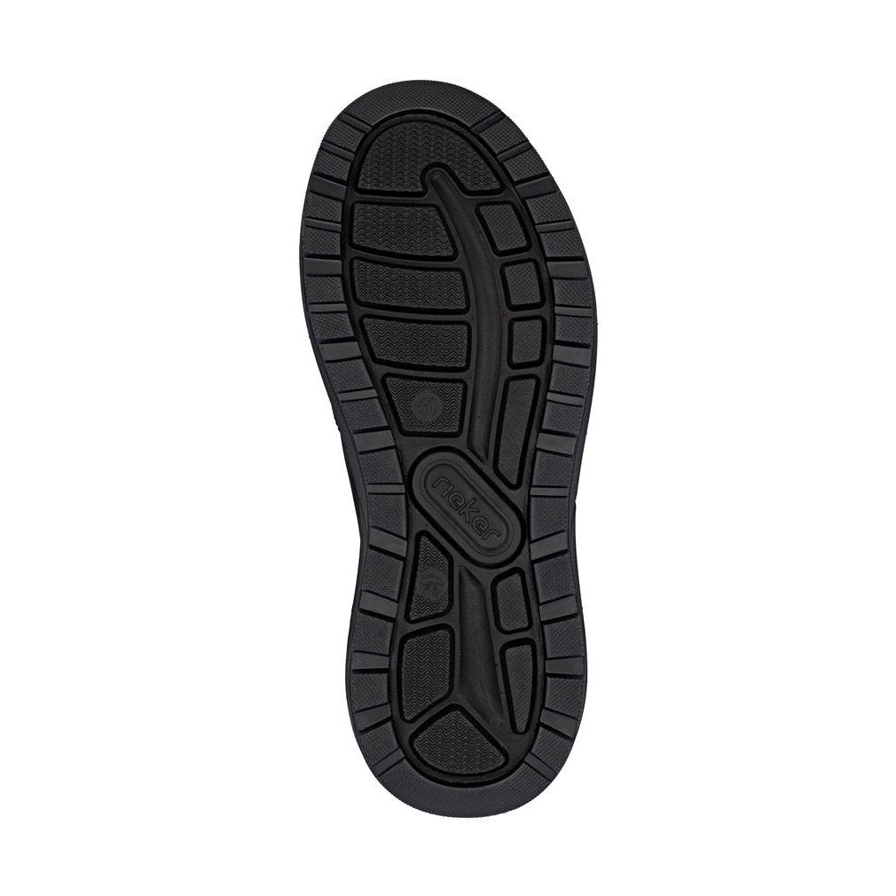Rieker Men's Casual Shoe Extra Wide Step-in 06052-00 BLACK