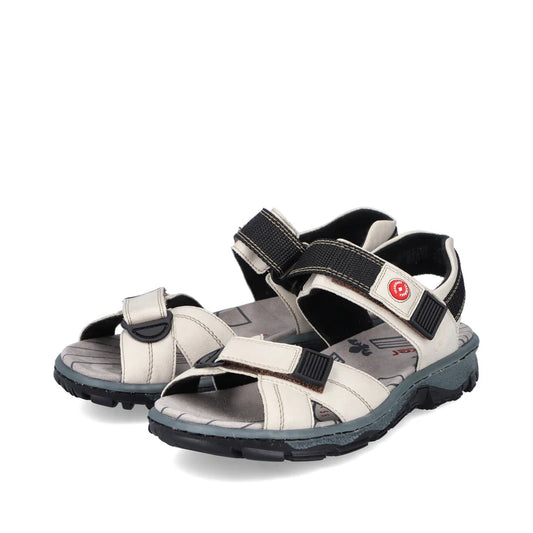 Rieker 68851 OFF WHITE Adjustable strap walking Sandal 68851-80