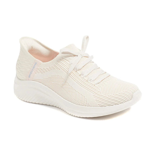 Skechers Slip-ins Trainer: 149710NAT NATURAL WIDE FITTING Ultra Flex 3.0 - Brilliant