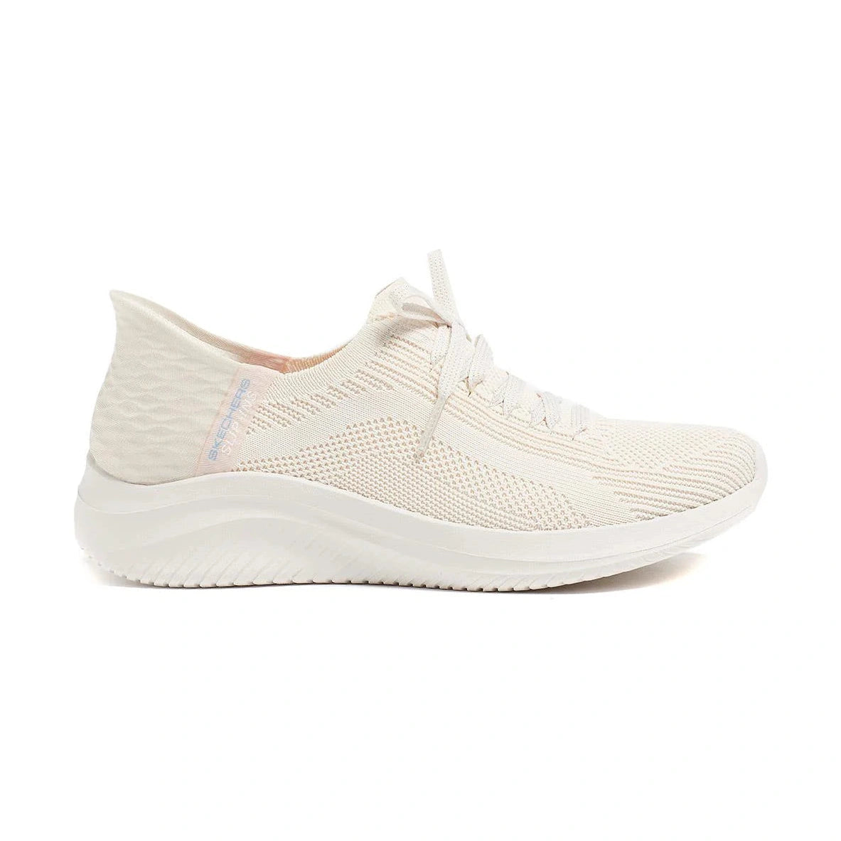Skechers Slip-ins Trainer: 149710NAT NATURAL WIDE FITTING Ultra Flex 3.0 - Brilliant
