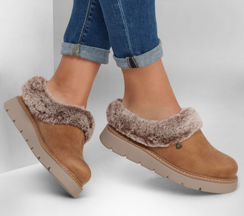 Skecher Slipper 114762csnt CHESTNUT BOBS Keepsakes Lite - Cozy Blend
