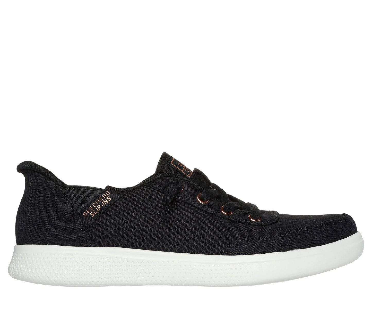 Skechers Slip Ins 114815 BLACK Bobs Slip On Shoe 114815BLK
