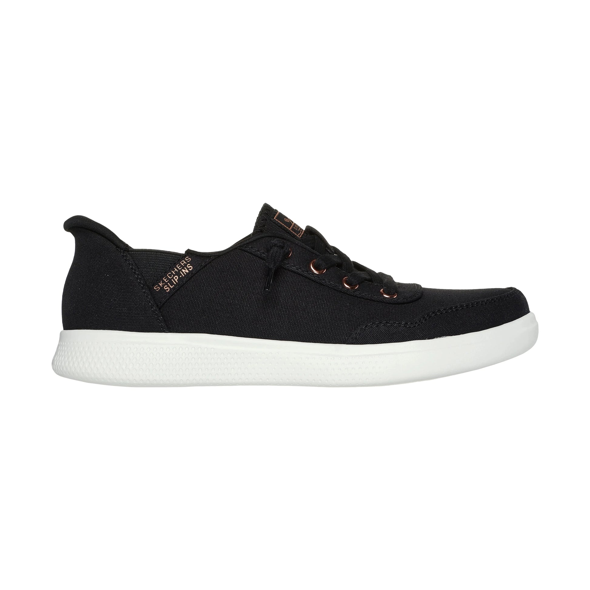 Skechers Slip Ins 114815 BLACK Bobs Slip On Shoe 114815BLK