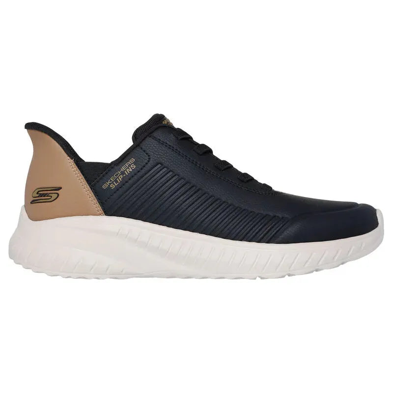Skechers 118305 BLACK Slip-In Bungee Lace Trainer 118305bbk