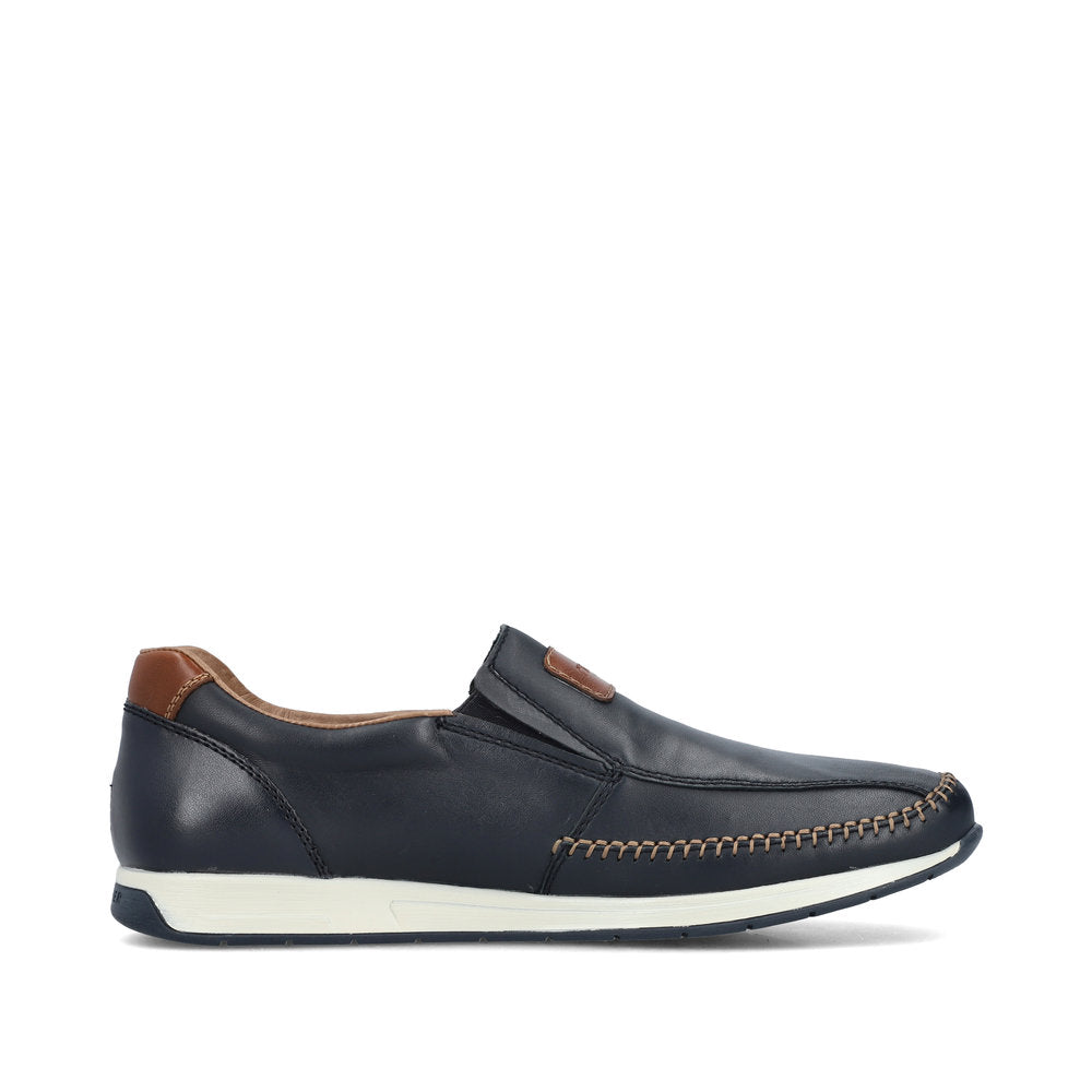 Rieker Men's Casual slip on shoe 11962-14 NAVY