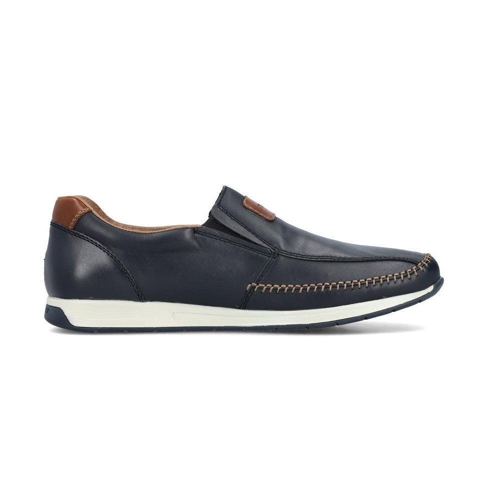 Rieker Men's Casual slip on shoe 11962-14 NAVY