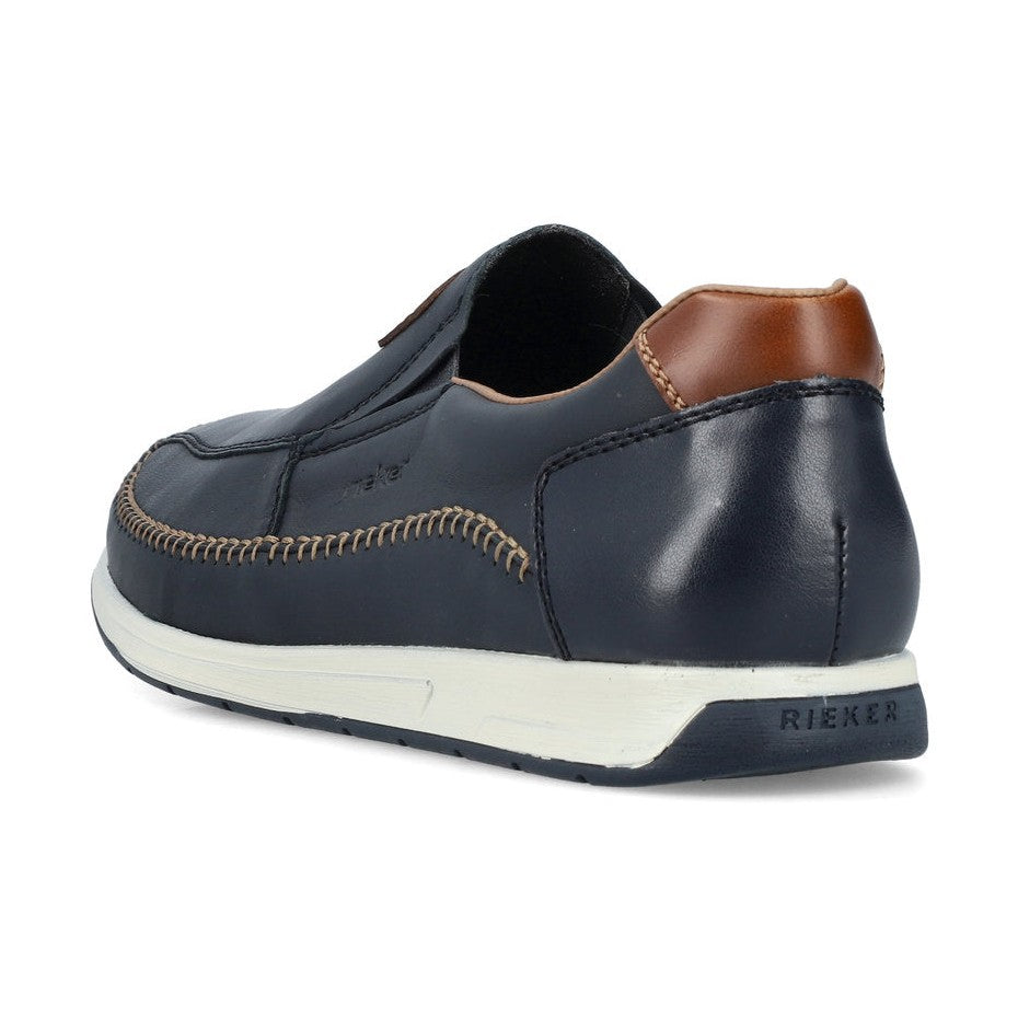 Rieker Men's Casual slip on shoe 11962-14 NAVY