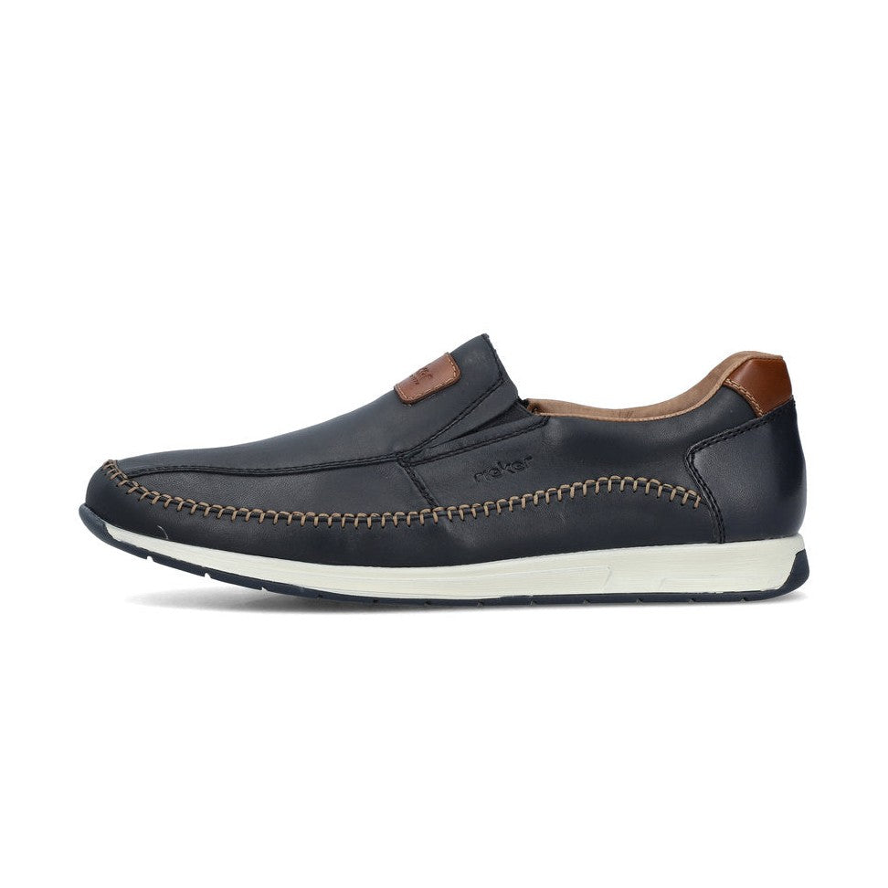 Rieker Men's Casual slip on shoe 11962-14 NAVY