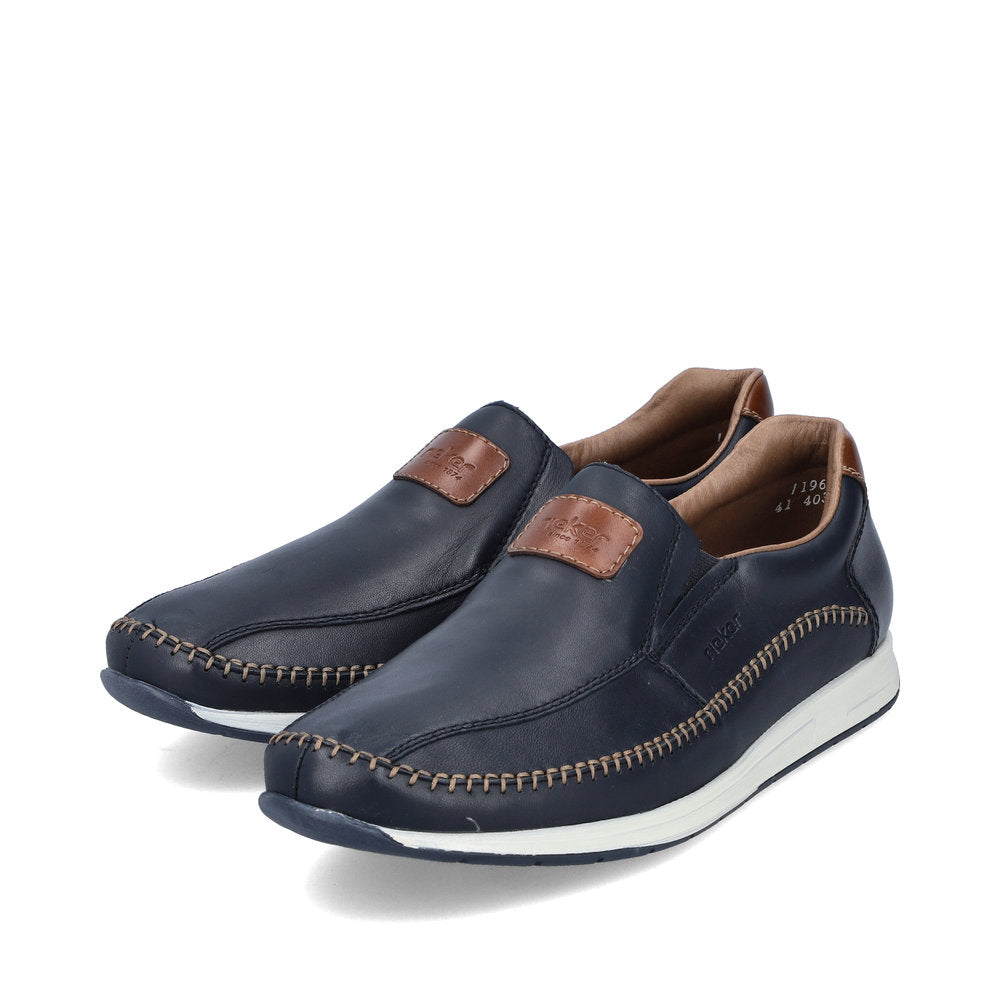 Rieker Men's Casual slip on shoe 11962-14 NAVY