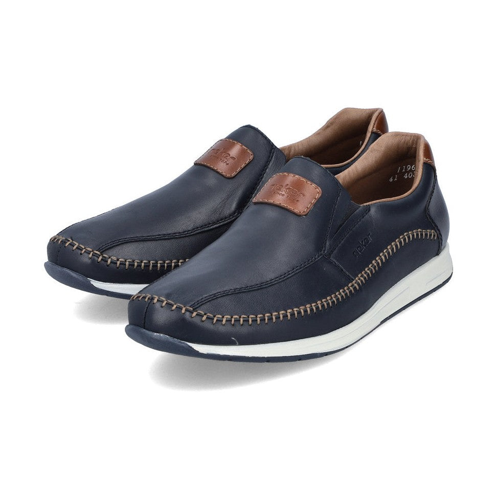 Rieker Men's Casual slip on shoe 11962-14 NAVY