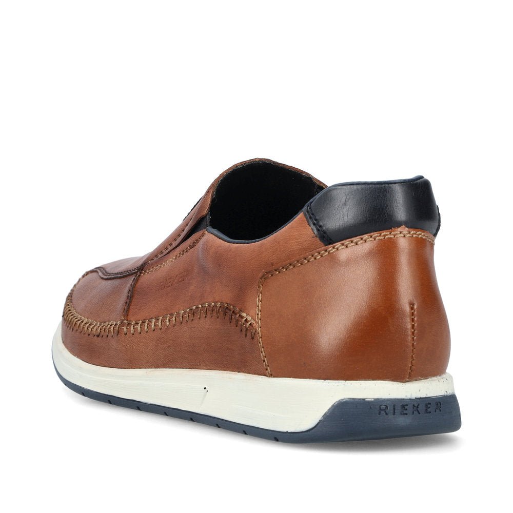 Rieker Men's Casual slip on shoe 11962-25 TOBACCO