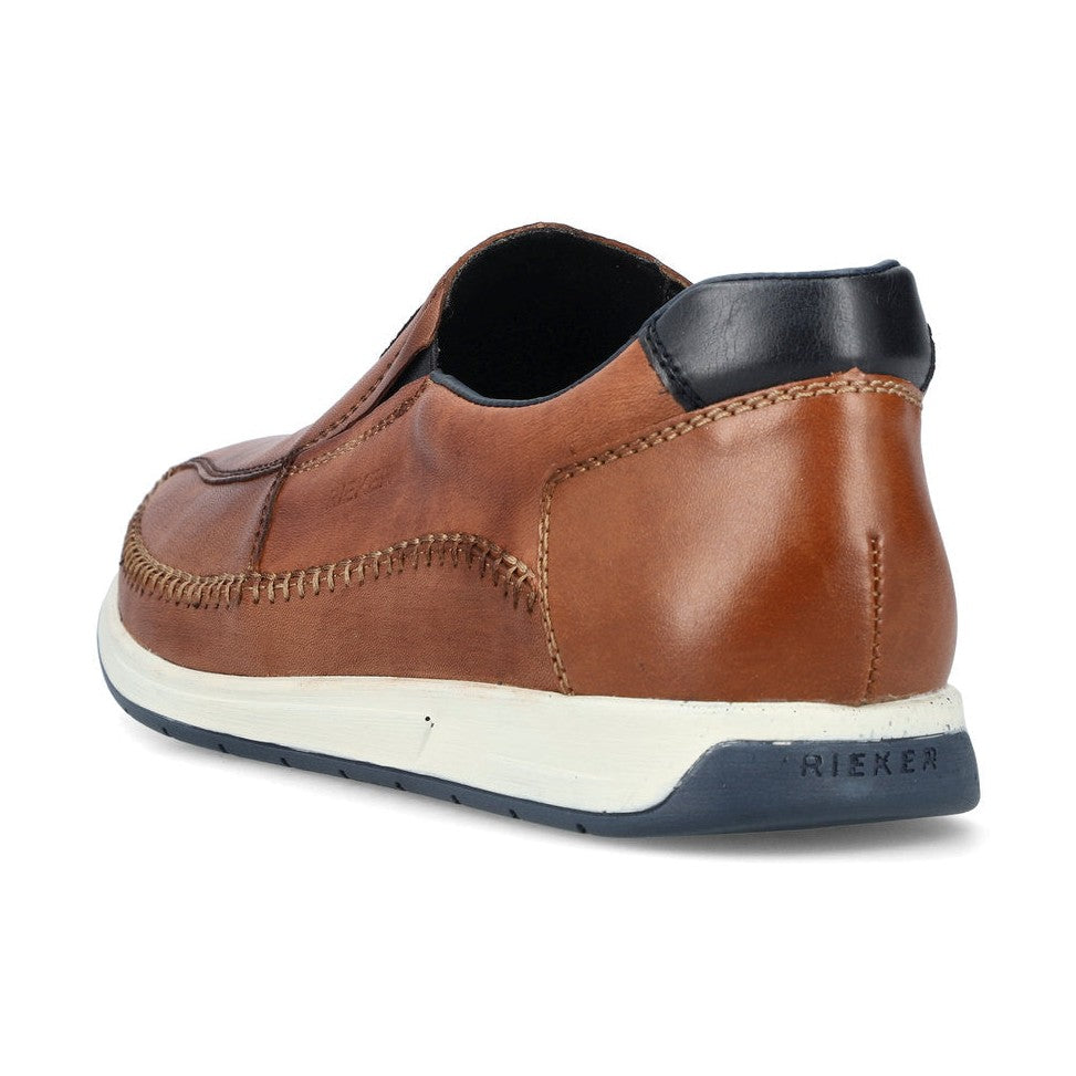 Rieker Men's Casual slip on shoe 11962-25 TOBACCO