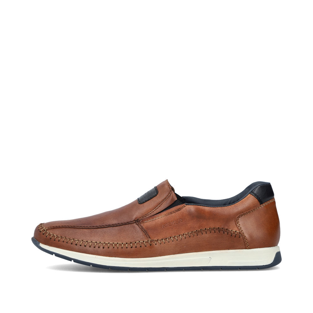Rieker Men's Casual slip on shoe 11962-25 TOBACCO
