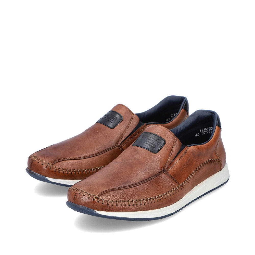 Rieker Men's Casual slip on shoe 11962-25 TOBACCO