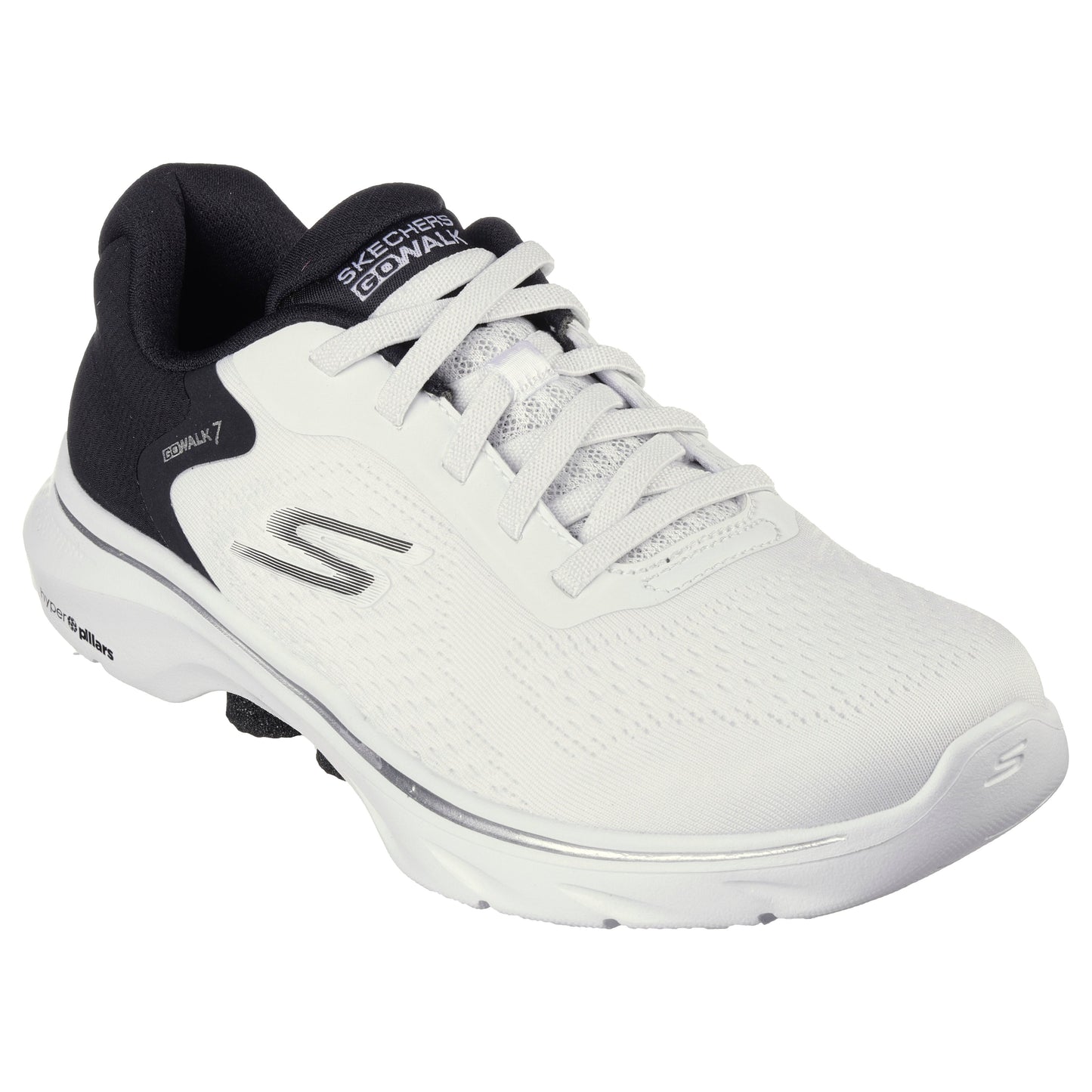 Skechers Trainer 125215 wbk WHITE BLUE GO WALK 7™ - Cosmic Waves