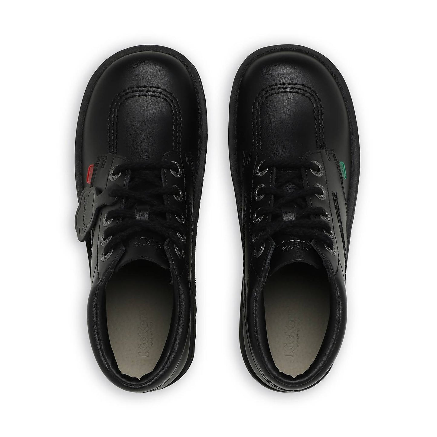 Kickers Kick Hi Womens Black Leather Boots