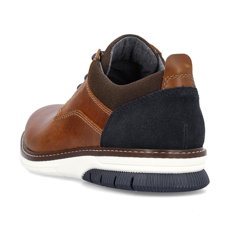 Rieker 14405 BROWN Leather Lace Up Shoes 14405-24