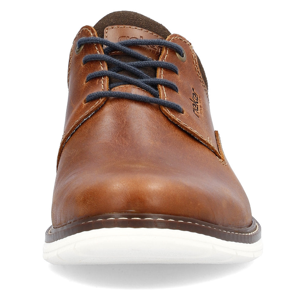 Rieker 14405 BROWN Leather Lace Up Shoes 14405-24