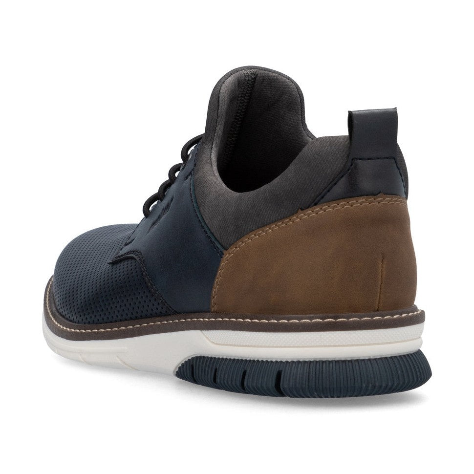 Rieker 14450 NAVY Leather Slip On Shoe 14450-15