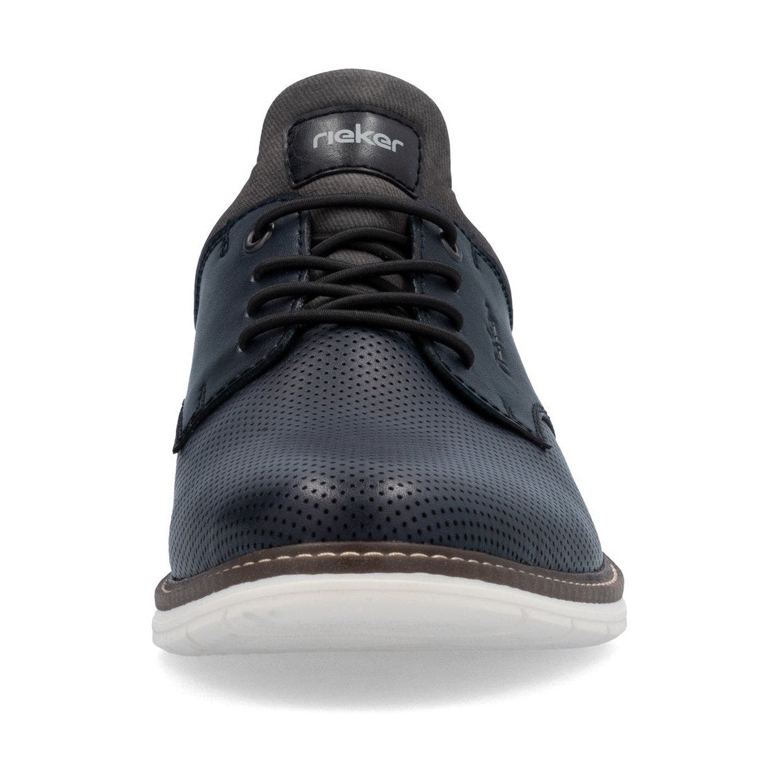Rieker 14450 NAVY Leather Slip On Shoe 14450-15