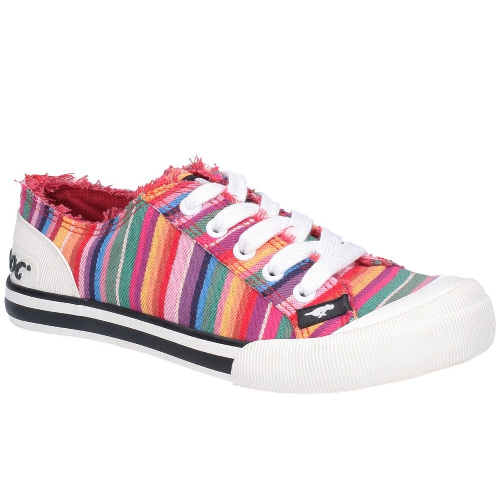 Rocket Dog Jazzin RED MULTY EDEN STRIPE Trainer