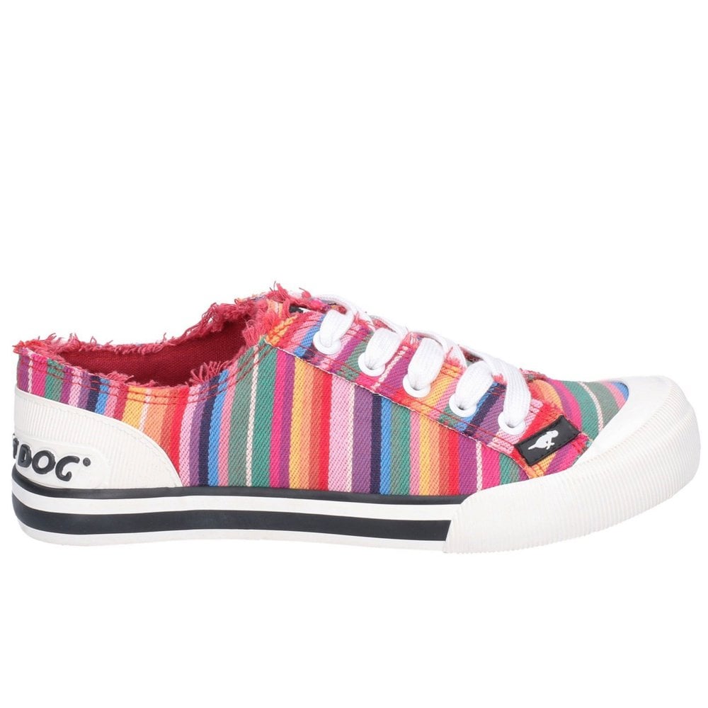 Rocket Dog Jazzin RED MULTY EDEN STRIPE Trainer