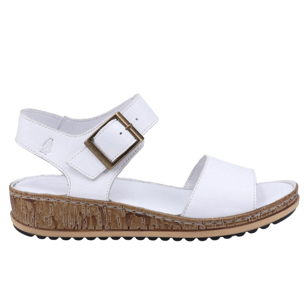 Hush Puppies Ellie WHITE Leather Sandal