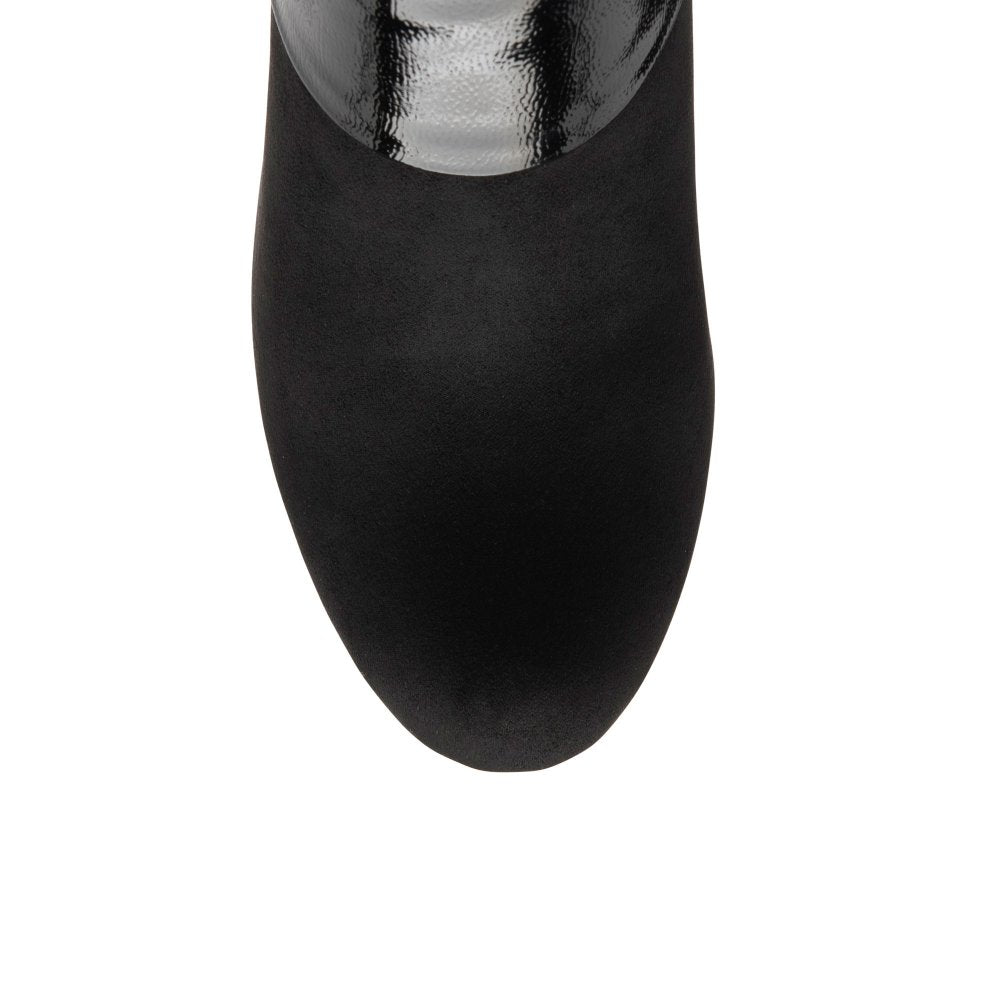 Lotus Maya BLACK Zip Ankle Shoe Boot ULS287
