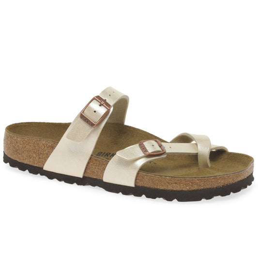 Birkenstock Mayari Bf GRACEFUL PEARL WHITE Toe Post Sandal