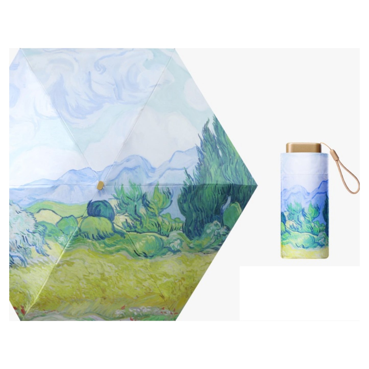 Artist Print Pocket Umbrella TREE .