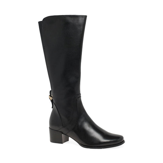 Regardez le ceil Jolene-22 BLACK Soft Leather Long Boot