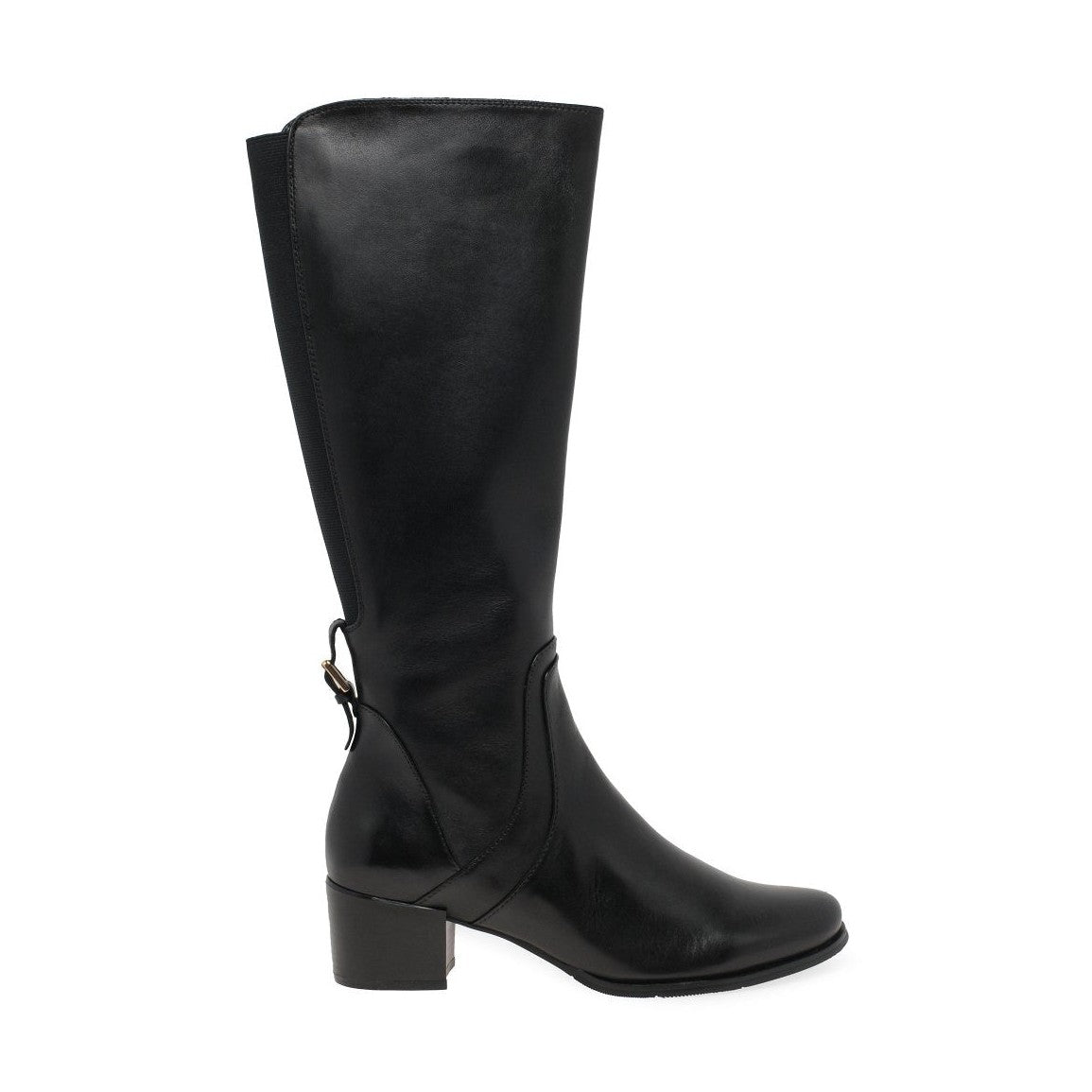 Regardez le ceil Jolene-22 BLACK Soft Leather Long Boot