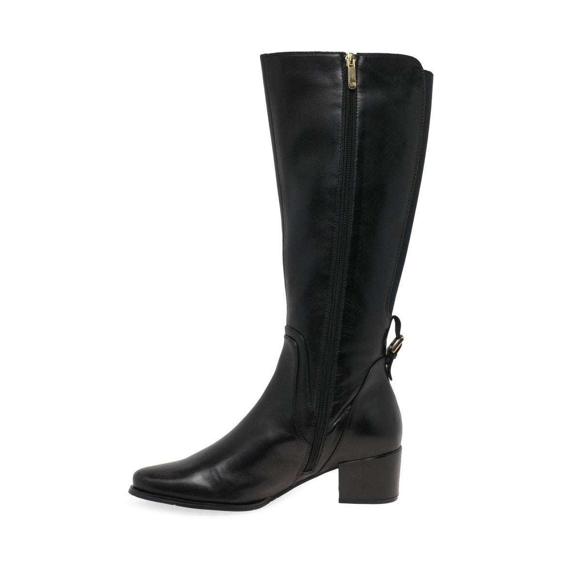 Regardez le ceil Jolene-22 BLACK Soft Leather Long Boot