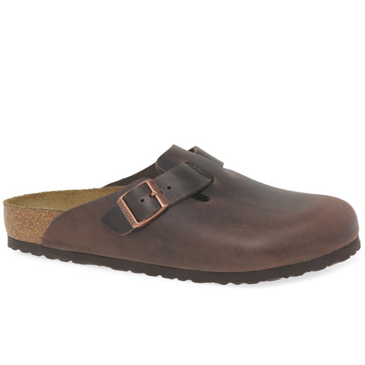 Birkenstock Boston Clog HAVANNA Waxed Leather