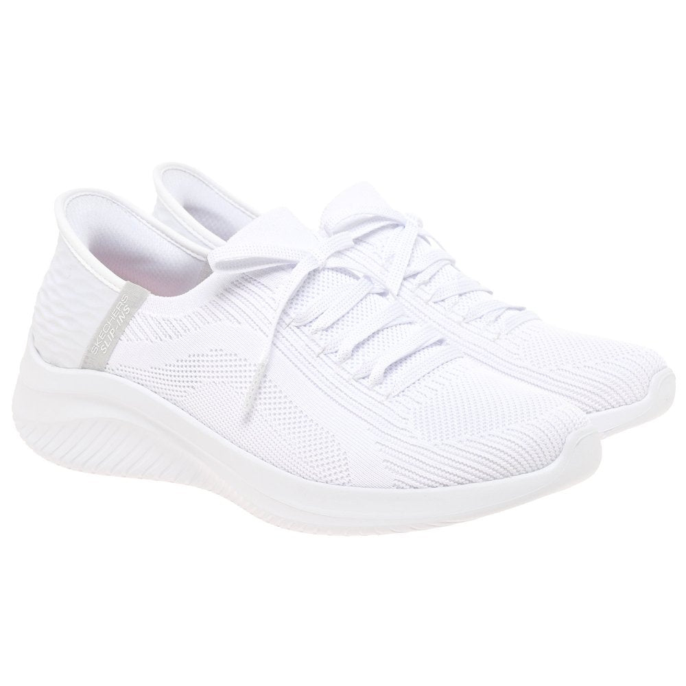 Skechers Slip Ins 149710 WHITE Slip On Trainer 149710WHT