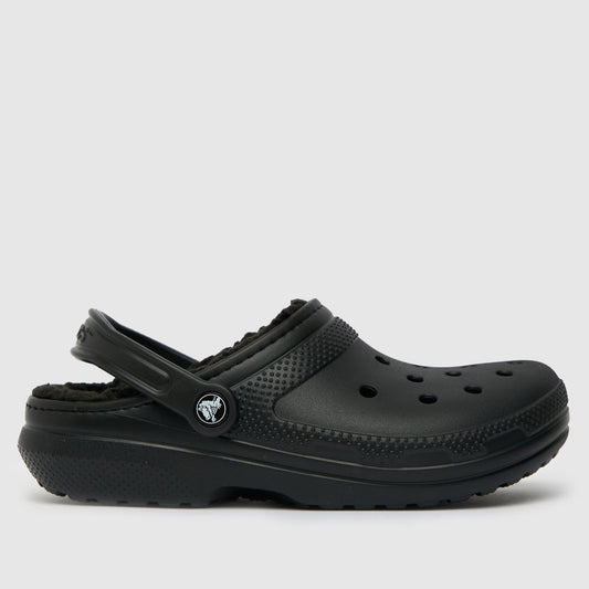 Crocs 203591 BLACK 203591-060 Lined Classic Clog