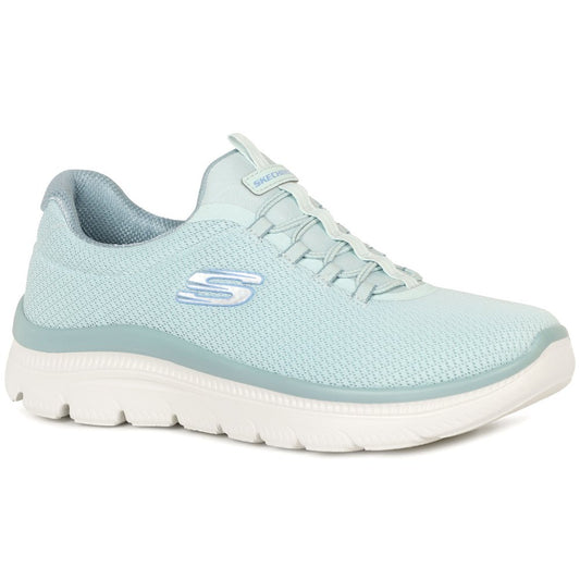 Skechers 150668 MINT Green Summits Plus Slip On Trainer 150668MNT